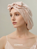 Blush floral sleep turban